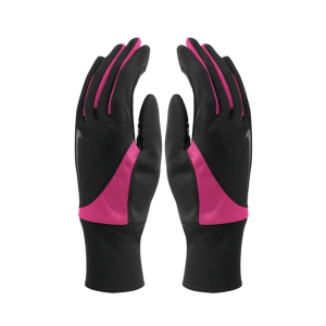Womens Nike Print DF Tailwind Run Glove Purple:Glow